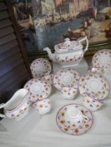 A 21 piece Victorian lustre tea set, COLLECT ONLY.