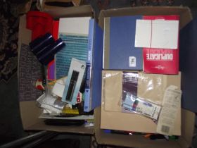 2 boxes of stationery