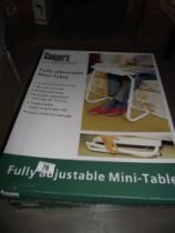 2 Cooper adjustable mini table new in boxes COLLECT ONLY