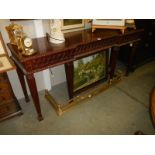 A good quality mahogany console table, COLLECT ONLY.