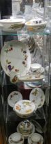 In excess of thirty pieces of Royal Worcester dinner ware, COLLECT ONLY.