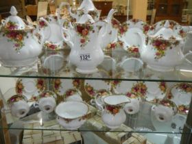 Twenty three pieces of Royal Albert Old Country Roses tea ware, COLLECT ONLY/