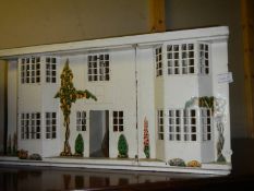 A vintage tin dolls house COLLECT ONLY.