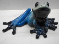 A Katrina Kitty Critters Studio potter frog.