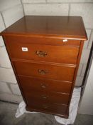 A 4 drawer Stag chest/dresser (top lifts to show mirror) COLLECT ONLY