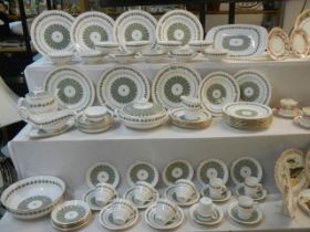 In excess of seventy pieces of Spode Provence pattern table ware, COLLECT ONLY.