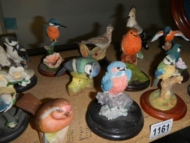 Twelve various bird figures. - Image 2 of 3