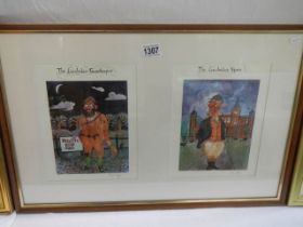 David Cuppleditch (1946-2003) (Louth artist) A pair of pencil signed and numbered limited edition