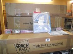 A good lot of vaccum packing bags in boxes