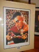 A limited edition print "King Nazeem" personally signed by Naz.