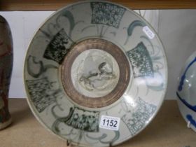 A late 19/early 20th century pottery bowl.