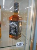 A 70cl sealed bottle of Jack Daniels.