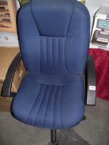 A blue office chair COLLECT ONLY