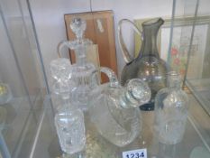 A good lot of glassware including decanter.