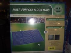 A 6 pack of multi purpose floor mats