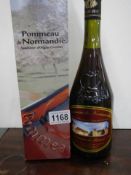 A boxed bottle of Pommeau de Normandy Contriele from Domain de Merval, COLLECT ONLY.