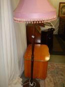 A standard lamp with shade. COLLECT ONLY.