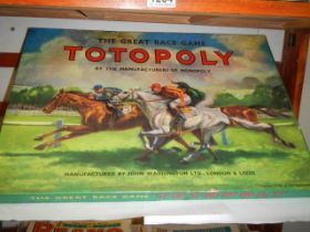 A vintage Totopoly game, complete.