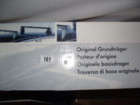 A boxed VW Volkswagen genuine roof bar set for circa 95 Polo