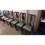 A set of 6 chairs A/F, COLLECT ONLY