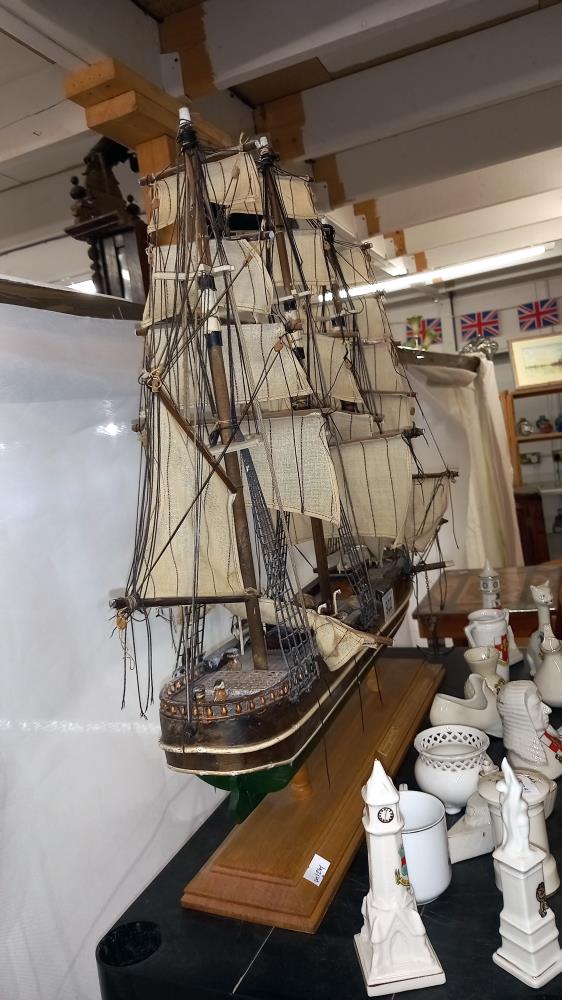 A model of a clipper ship 'Young America' Launched in 1853 COLLECT ONLY - Image 5 of 6