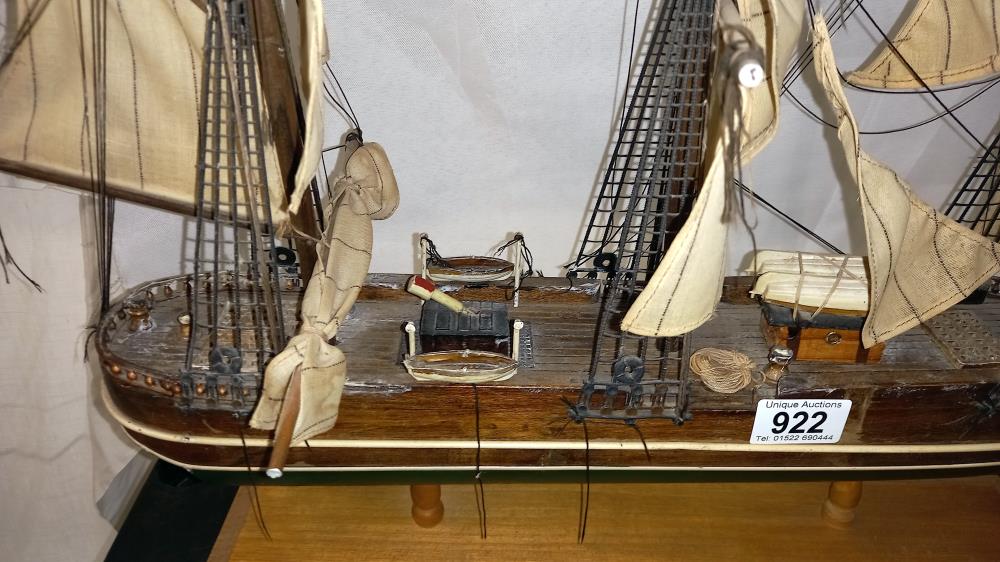 A model of a clipper ship 'Young America' Launched in 1853 COLLECT ONLY - Image 2 of 6