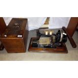 A Victorian H W Warren sewing machine COLLECT ONLY