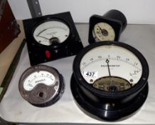 A Galvanometer, Ampmeter, mill ampmeter etc COLLECT ONLY