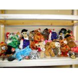 A good lot of Beanie babies by TY, approximately 40