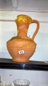 An early terracotta jug