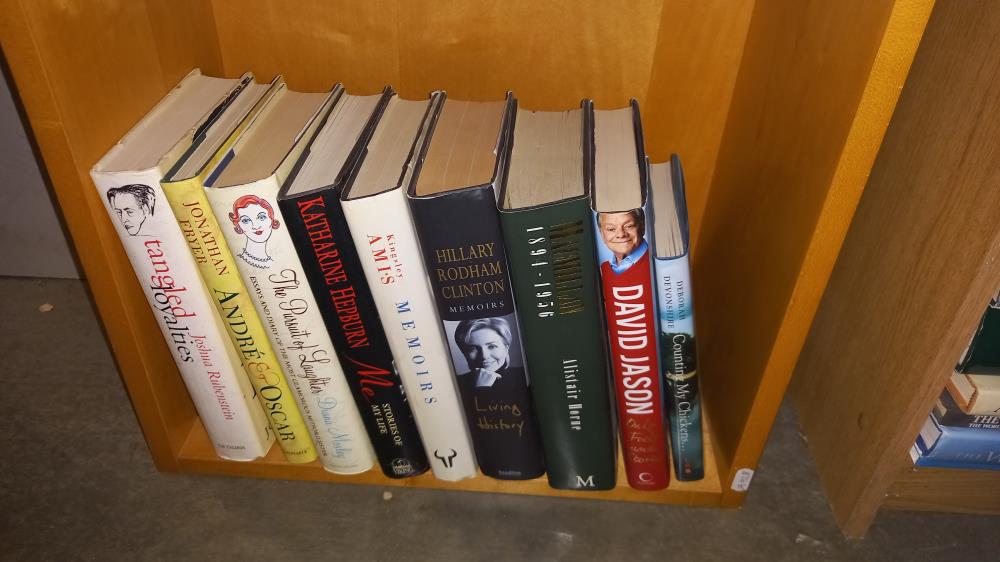 3 shelves of hardback books including autobiography COLLECT ONLY. - Image 4 of 4