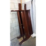 A mahogany 4ft 6" sleigh bed COLLECT ONLY