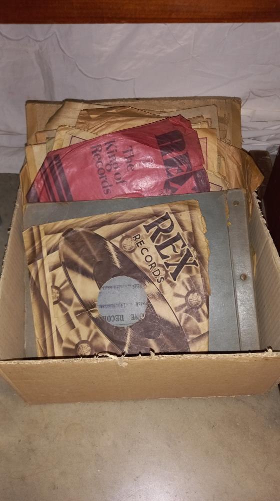 A box of LP records and box of 78's COLLECT ONLY - Image 2 of 7