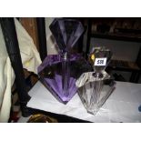 2 large decorative perfume bottles COLLECT ONLY