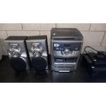 A JDW music Hi-Fi centre with speakers COLLECT ONLY