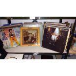 A quantity of LP records including Abba, Gilbert O'Sullivan, Cilla etc