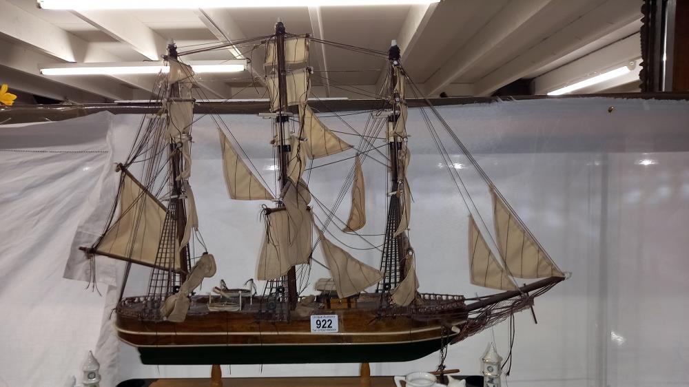 A model of a clipper ship 'Young America' Launched in 1853 COLLECT ONLY