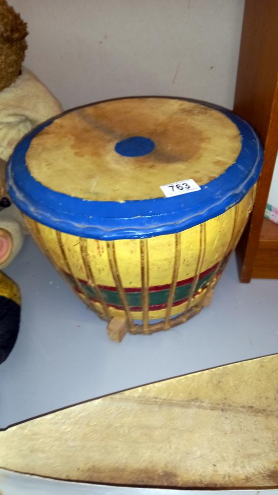 An Indian drum COLLECT ONLY. - Image 2 of 2