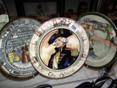 3 Royal Doulton series ware plates