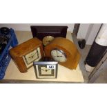 Quantity of electric clocks and Bell bakelite cases (not tested)