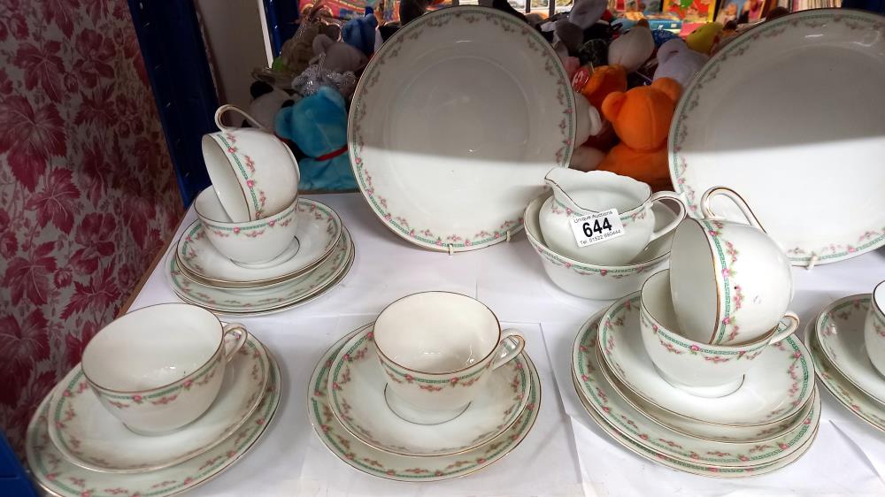 A 34 piece vintage tea set COLLECT ONLY - Image 2 of 3