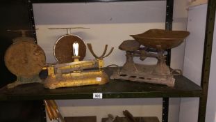 Victorian cast iron scales & others COLLECT ONLY