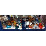 A large lot of TY beanie babies