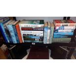 A quantity of hardback books including Agatha Christie
