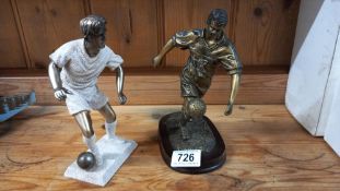 2 footballer figures