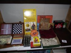 A quantity of games and puzzles including compendiums