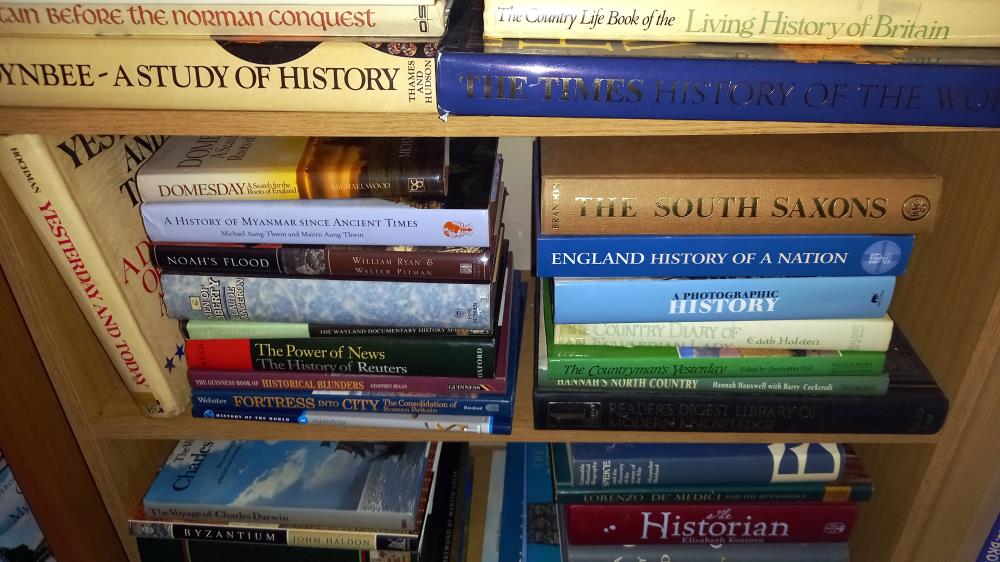 3 shelves of books on history etc COLLECT ONLY. - Image 3 of 4