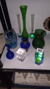 Quantity of art glass including paperweight etc