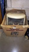 A vintage Valor radiant heater No: 410, in original box COLLECT ONLY.