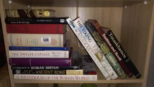 A quantity of books on Rome etc. & the ancient world COLLECT ONLY.